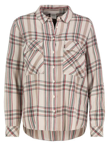 Urban Surface Bluse in Beige/ Grau