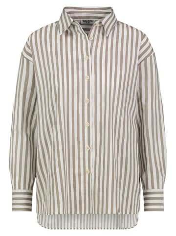 Sublevel Hemd in Beige/ Weiß