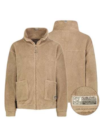 Sublevel Fleecejacke in Camel
