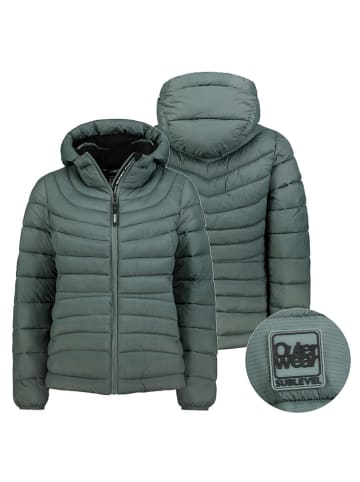 Sublevel Kurtka pikowana w kolorze zielonym