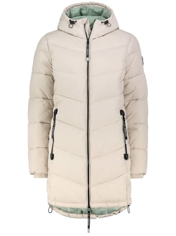 Sublevel Steppmantel in Creme