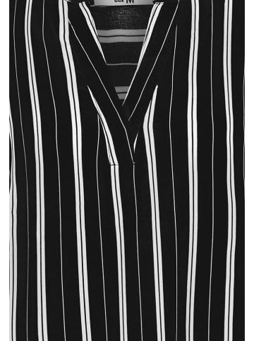 Sublevel Bluse in Schwarz/ Weiß