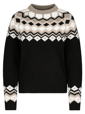 Eight2Nine Sweter w kolorze czarno-beżowym