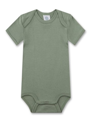 Sanetta 2-delige set: rompers groen/beige