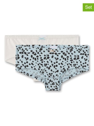 Sanetta Majtki (2 pary) w kolorze biało-błękitno-czarnym