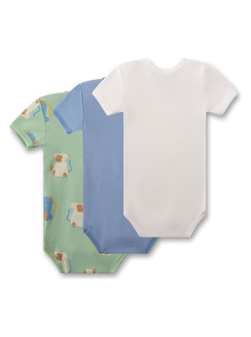 Sanetta 3-delige set: rompers meerkleurig