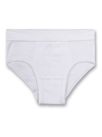 Sanetta 2-delige set: slips blauw/wit