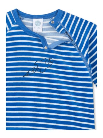 Sanetta Pakje blauw/wit