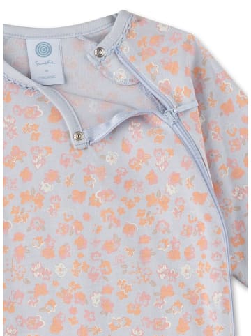 Sanetta Pakje lichtblauw/oranje