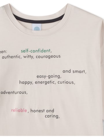 Sanetta Pyjama in Beige/ Schwarz