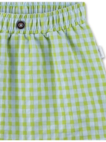 Sanetta Kidswear Szorty w kolorze zielono-błękitnym