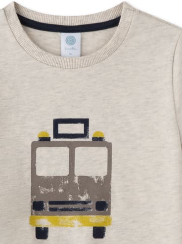 Sanetta Pyjama beige/donkerblauw