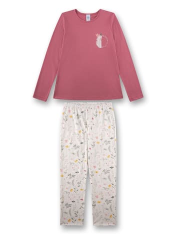 Sanetta Pyjama lichtroze/wit