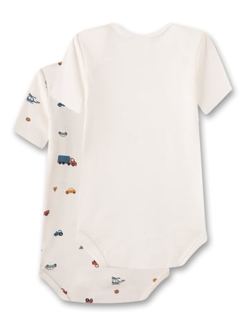 Sanetta 2-delige set: rompers crème