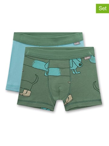 Sanetta Bokserki (2 pary) w kolorze zielono-błękitnym