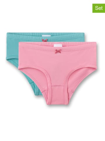 Sanetta Majtki (2 pary) w kolorze błękitnym i jasnoróżowym