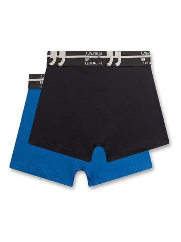 Sanetta 2er-Set: Boxershorts in Schwarz/ Blau