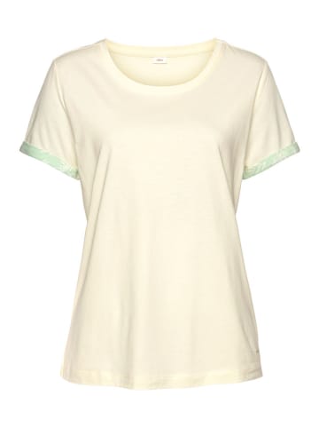 s.Oliver Koszulka piżamowa w kolorze kremowym