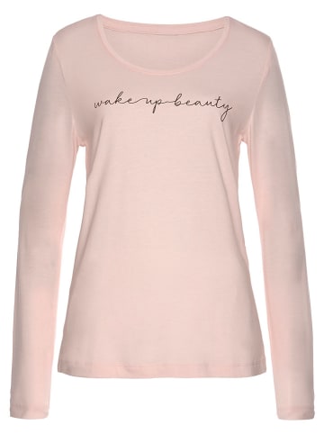 Vivance Pyjama-Oberteil in Rosa