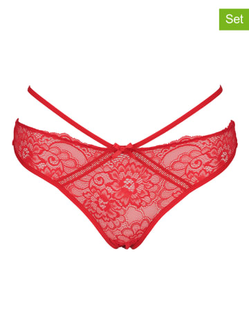 LASCANA 2-delige set: strings rood