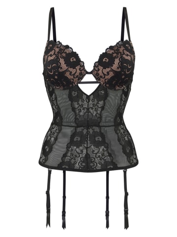 JETTE Corsage in Schwarz