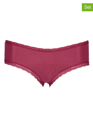 s.Oliver 2er-Set: Pantys in Bordeaux