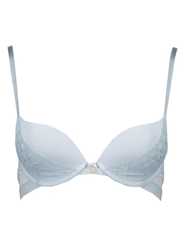 s.Oliver Biustonosz push-up w kolorze niebieskim