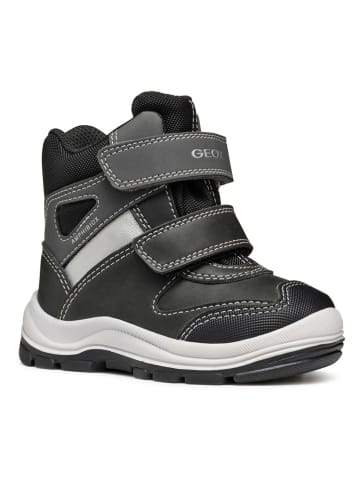 Geox Boots "Flanfil" in Schwarz/ Grau