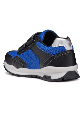 Geox Sneakersy "Pavel" w kolorze czarno-niebieskim