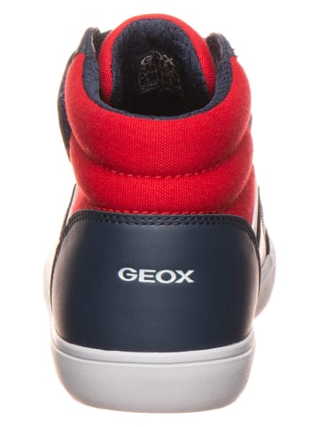 Geox Sneakersy w kolorze granatowo-czerwonym