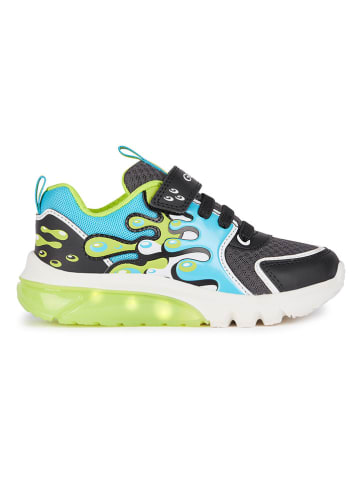 Geox Sneakers "Lights - Ciberdron" donkerblauw/groen