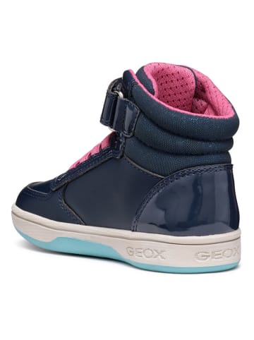 Geox Sneakers "Maltin" donkerblauw/roze