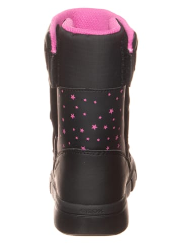 Geox Winterboots "Willaboom" in Schwarz/ Pink