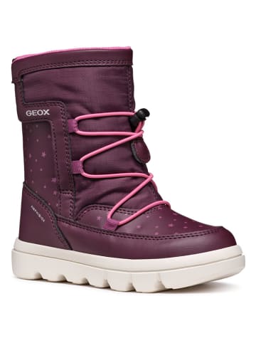 Geox Winterboots "Willaboom" pruimkleurig