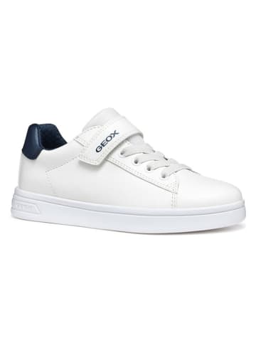 Geox Sneakers "DJRock" in Weiß/ Dunkelblau
