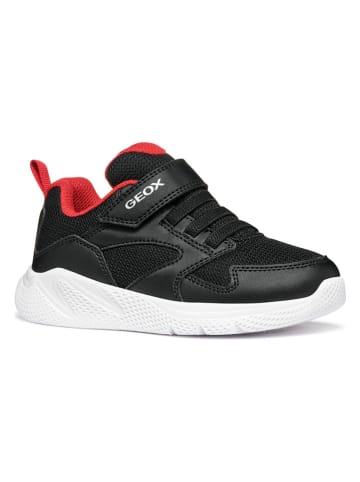 Geox Sneakers "Sprintye" in Schwarz/ Rot