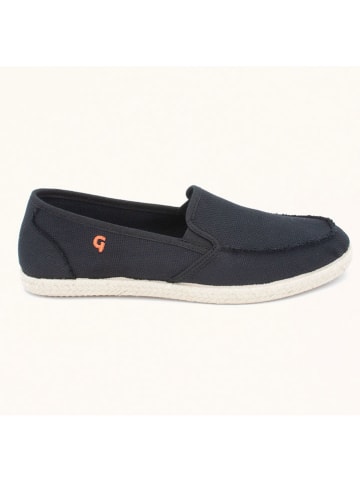 kitz-pichler Espadrilles "Camping Linen Sailor" donkerblauw