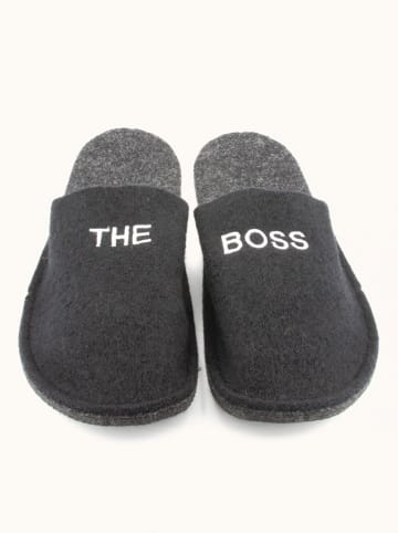 kitz-pichler Kapcie "Happy" w kolorze czarnym