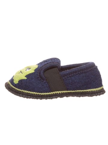 kitz-pichler Pantoffels "Bobby" donkerblauw