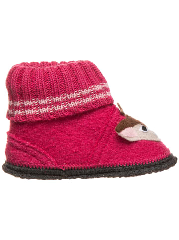 kitz-pichler Hüttenschuhe "Reh" in Pink