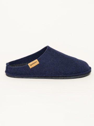 kitz-pichler Leren pantoffels "Classic-CO" donkerblauw