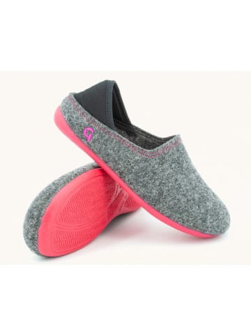 kitz-pichler Filcowe kapcie w kolorze szarym