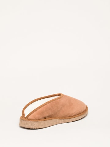 kitz pichler Kapcie w kolorze jasnobrązowym