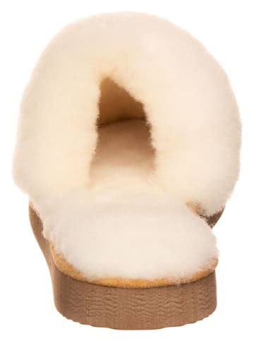 kitz-pichler Leder-Hausschuhe "Pala" in Orange