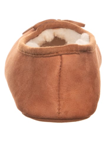 kitz pichler Leder-Hausschuhe "Sabrina" in Hellbraun