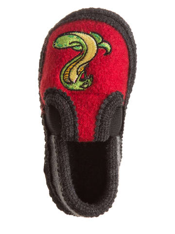 kitz pichler Kapcie "Bobby-Kobra" w kolorze czerwono-czarnym