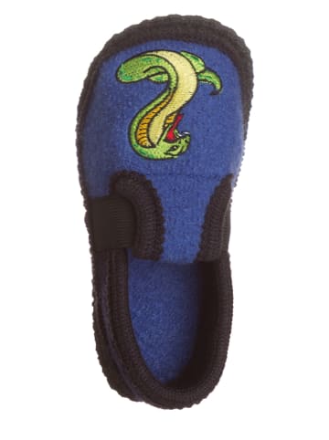 kitz pichler Pantoffels "Cobra" blauw/zwart