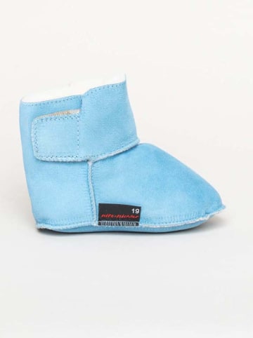 kitz pichler Lammfell-Stiefel in Hellblau