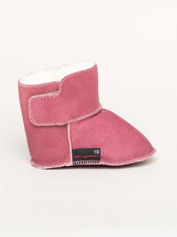 kitz pichler Lammfell-Stiefel in Pink