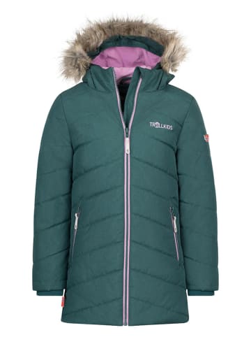 Trollkids Ski-/ Snowboardjacke "Lifjell" in Petrol